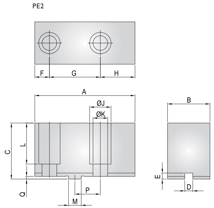 SOFT TOP JAWS - TONGUE & GROOVE (PE2-21-1)